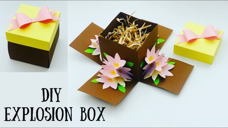 DIY EXPLOSION Box. Paper Craft. Paper Gift Box DIY. Paper Crafts. Paper Gift DIY. Gift Ideas