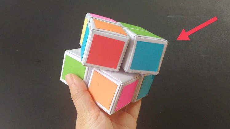 DIY IDEAS | How to Make Paper 2x2 Rubik's Cube | DIY Paper
