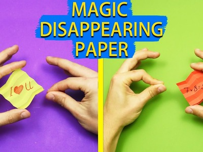 EASY DIY: Disappearing Paper origami magic trick and Fidget diy????????