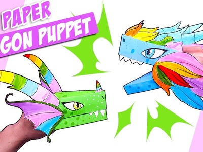 Easy DIY Paper Dragon Puppet TikTok || Gary Origami