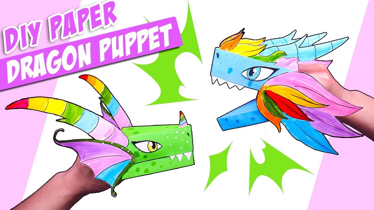 How To Make A Dragon Puppet Easy