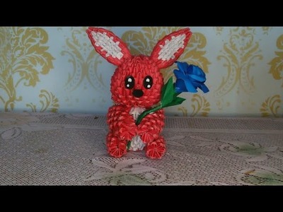 How to make paper 3d origami rabbit to make very easy