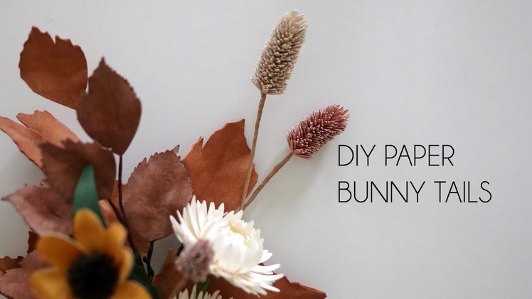 How to make Paper Bunny Tail with Silhouette Cameo (DIY, paper flower crafts)