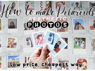 How to make Polaroid photos | easy method |Room decor | scrap book | Malayalam.