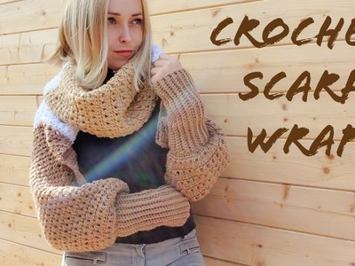 LEFT HANDED CROCHET HOW TO CROCHET SCARF WRAP