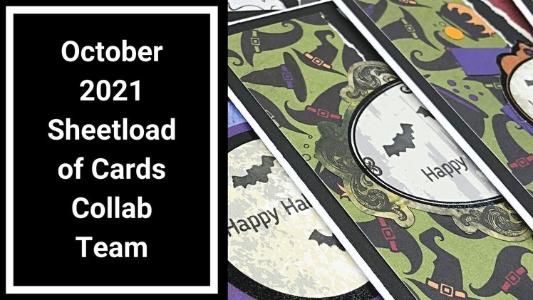 October 2021 Sheetload of Cards Collab Team Project Share - Halloween Cards