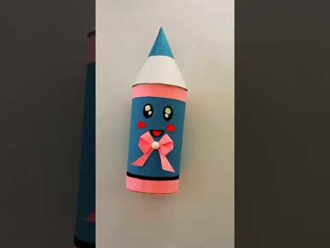 PENCIL BOX CRAFT || PAPER CRAFT || HOW TO MAKE PENCIL BOX WITH PAPER #shorts