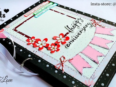 Scrapbook -Clouds☁️| Handmade birthday gift idea | Anniversary gift | scrapbook ideas | S Crafts