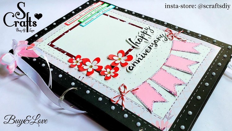 Scrapbook -Clouds☁️| Handmade birthday gift idea | Anniversary gift | scrapbook ideas | S Crafts