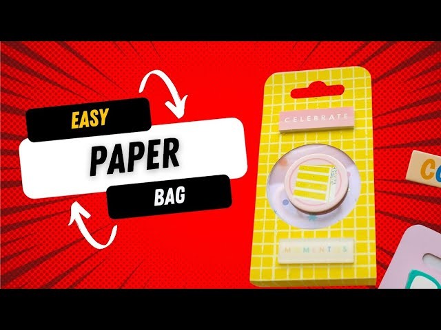 #shorts #scrapbooking #paper #scrapbook #short #paperbag EASY  paper bag #candy Bolsa de papel #pink