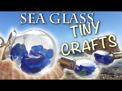 5 Ideas for TINY Sea Glass! Crafting BEACH Glass Jewelry