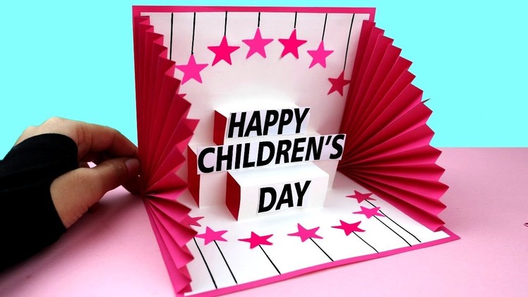 Beautiful Children's Day Card.Greeting Card