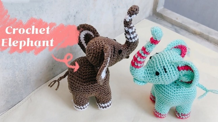 Crochet Elephant Amigurumi (part -2)#crochetelephant