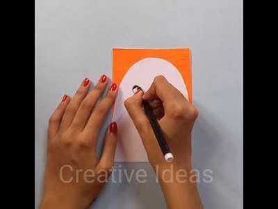 EASY HALLOWEEN CARD CRAFT TRICKS FOR BEGINNERS | SIMPLE TUTORIALS AND TIPS | COOL AND EASY DIY IDEAS