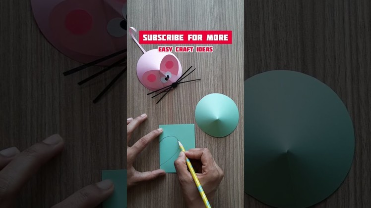 Easy Paper Craft Ideas. Fun Paper Craft Activities at home. Paper Mouse