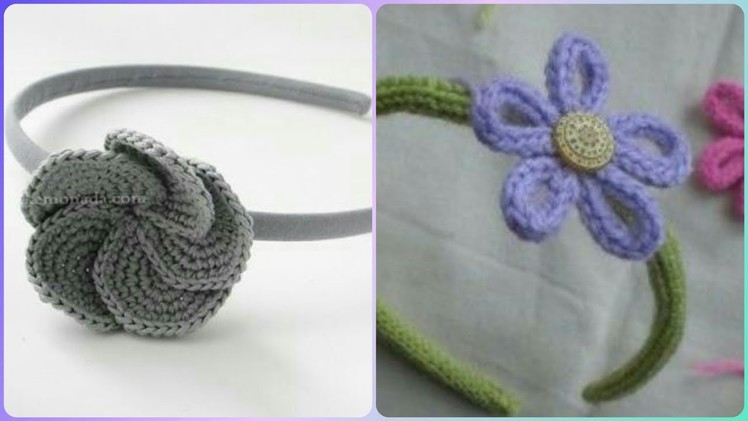 GANCHILLO CON SUS PATRONES - Latest Handmade Crochet Hair Accessories For Girls And Women