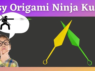 How To Make An Origami Ninja Kunai || Origami Kunai || Paper Ninja Kunai || Paper Kunai
