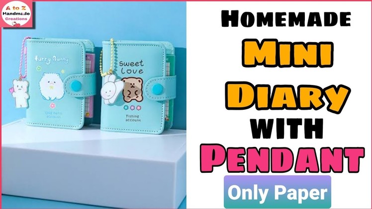 How to make cute mini Diary. paper craft.  #shorts #ytshorts (1 minute video) #viralshorts