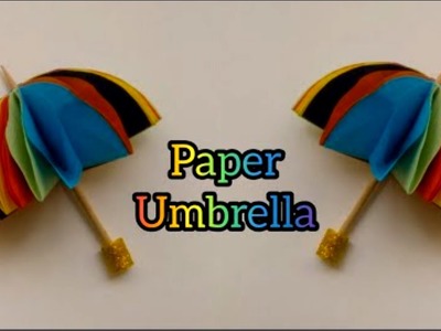 How to make DIY origami umbrella