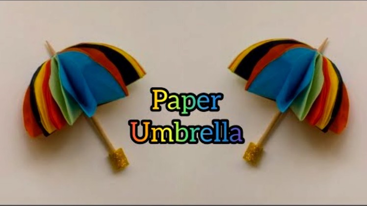 How to make DIY origami umbrella