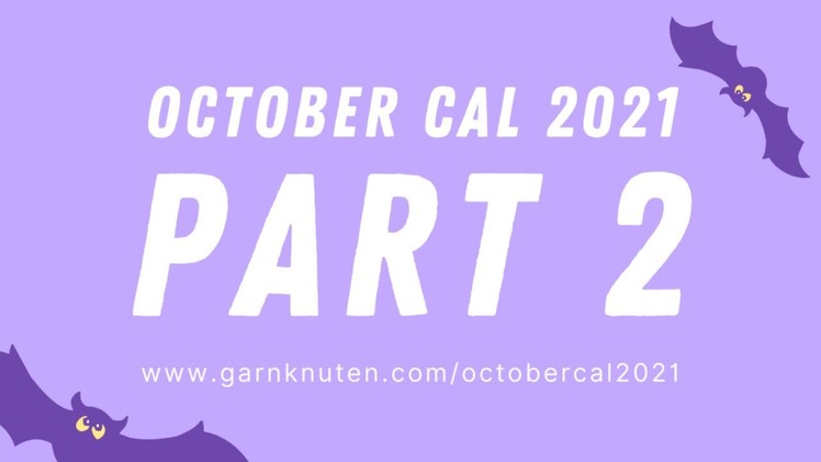 October amigurumi crochet along (CAL) 2021 | Pattern part 2 amigurumi bat