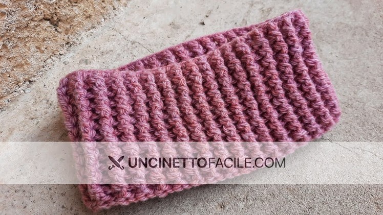 Scaldacollo Uncinetto-Tutorial Semplicissimo! | Super Easy Crochet Neck Warmer (English Subtitles)