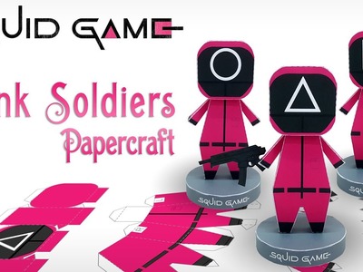 Squid Game: Pink Soldiers Paperized