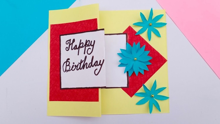Birthday Card | How to make handmade greeting card #shorts