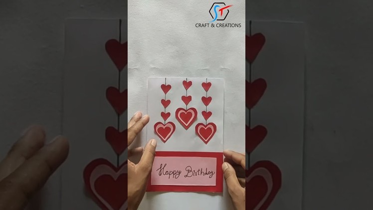Birthday Card Idea || Birthday Card || By ST Craft & Creations #short #card #diy