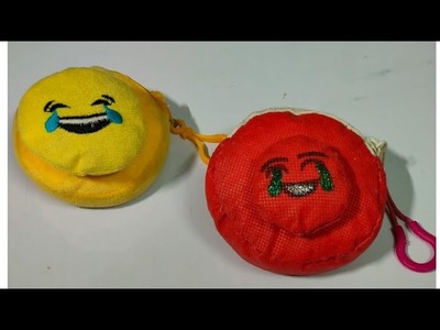DIY Emoji Bag Making ll How To Make Emoji Bag at home ll Emoji Bag with Cloth Bag