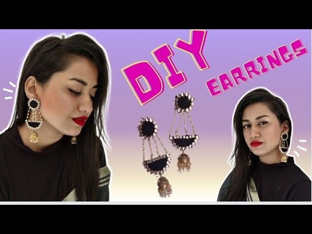 Diy - Handmade Earrings || Super Easy Fabric Earrings || Fabric Earrings #diyearrings