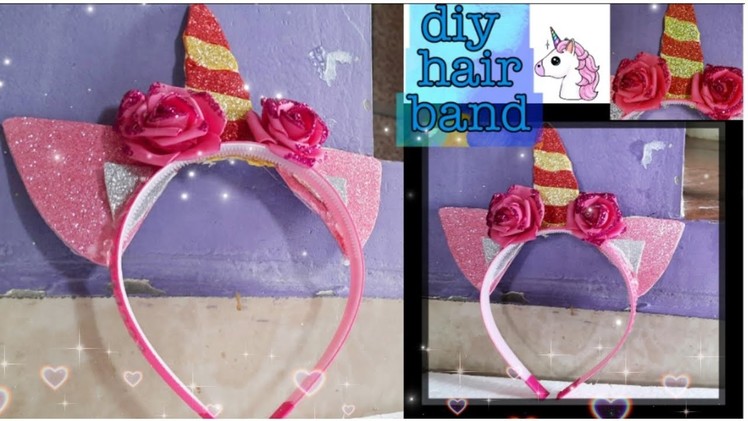 Diy headband.make hairband.how to make hairband at home