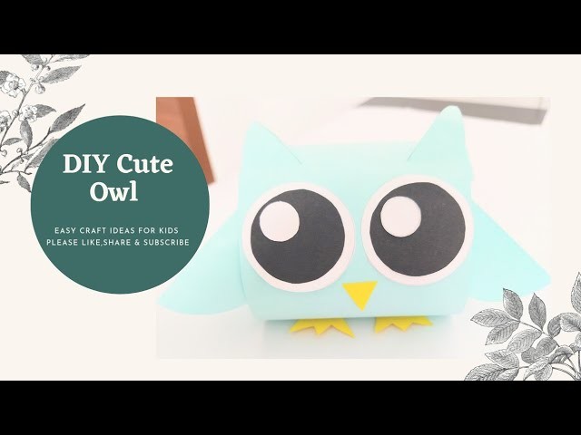 #DIYcuteowl???? How to Make Cute & Easy Owl#shorts #youtubeshorts #youtubeshortfeatures #ytshortundia