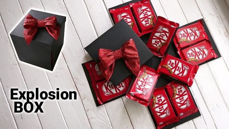 Explosion Box EASY MAKING! | DIY Chocolate EXPLOSION BOX