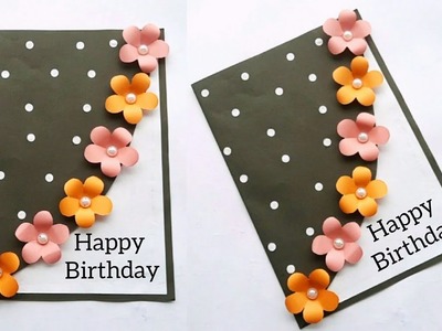 How to make beautiful handmade birthday greeting card for your special person. diy birthday card