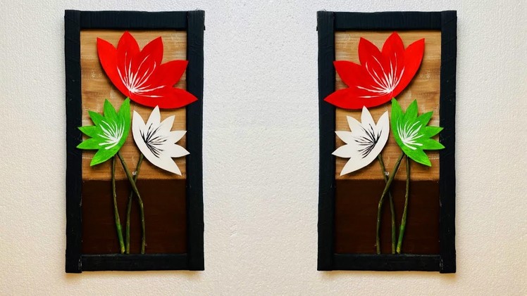 Paper Flower Wall Decoration Ideas-Paper Craft-Home Decorating ideas-Paper Wall mate-Paper Craft-DIY