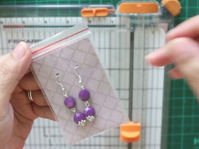 Simple DIY Jewelry Packaging for Dangling Earrings and Necklace