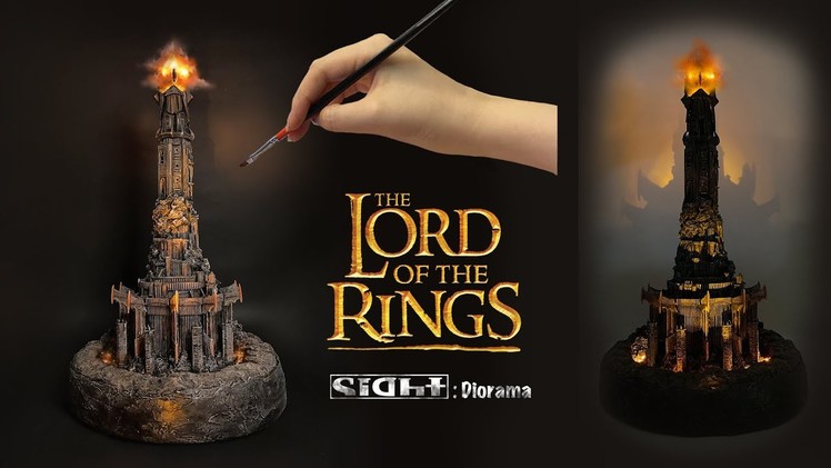 The Lord Of The Rings : Making a Sauron [Diorama.Sculpt.DIY.Resin art]