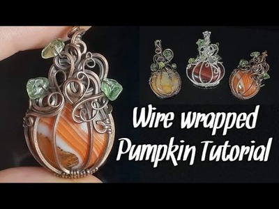 Wire Wrapped Pumpkin Tutorial