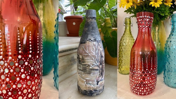 2 BEAUTIFUL BOTTLE ART✨✨✨