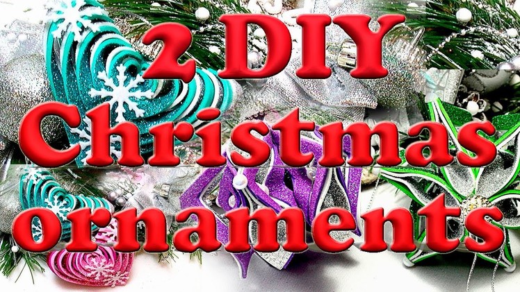 2 DIY Easy Christmas Tree ornaments | Super Easy Christmas decorations
