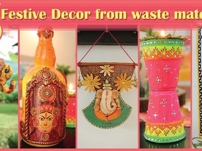 5 Festive Decor from waste materials