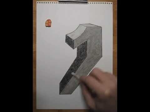 Cool Trick Art Drawing 3D on paper   Anamorphic illusion   Draw step by step   11