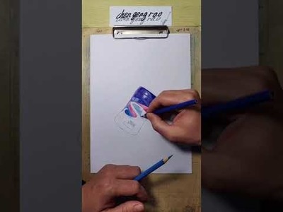 Cool Trick Art Drawing 3D on paper   Anamorphic illusion   Draw step by step   20