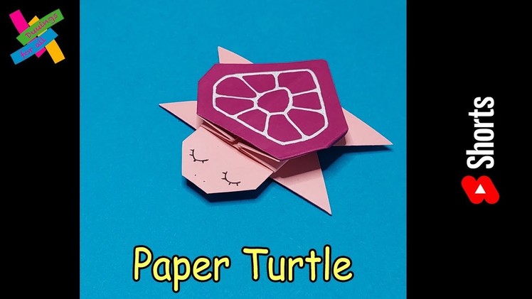DIY Origami TURTLE | How to make paper turtle easy | Fold tutorial #Shorts
