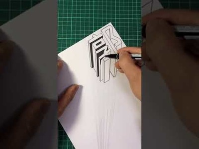 Drawing Spiral Stairs   How to Draw 3D Caracole   Anamorphic Corner Art   Vamos 19