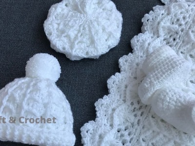 Easy crochet baby hat.craft & crochet hat 606
