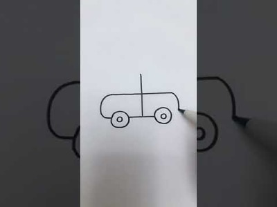How to draw dog, Easy Way to Draw Picture of Car, Easy Way to Draw Picture  of Car, How to Draw DOG