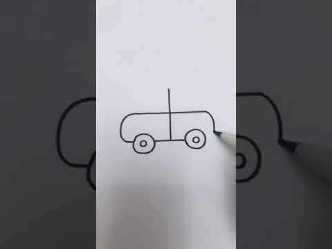 Easy Way to Draw Picture of Car