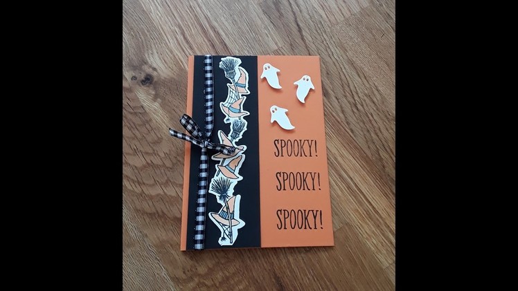 Halloweenkarte Stampin`Up!